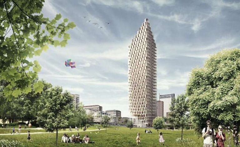 Projet écologique Suède Building en Bois Chronoflex