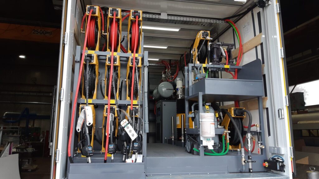box equipée transfert de fluides